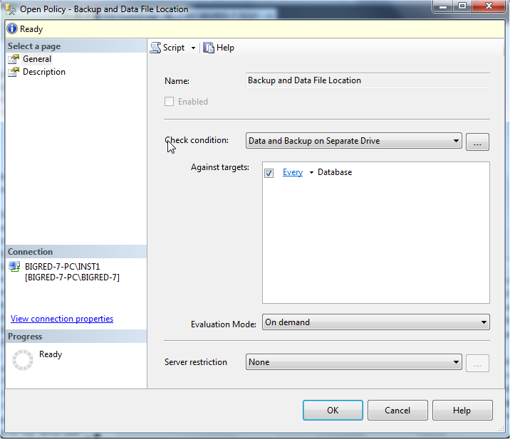 SQL Server Policy Based Management by Example
